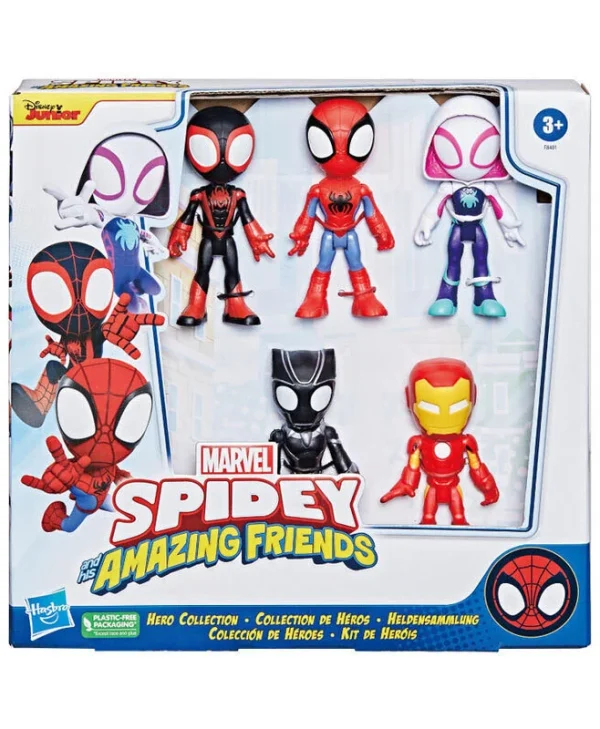Hasbro - Marvel Spidey and His Amazing Friends: Hero Collection Pack 10cm Action Figures F8401