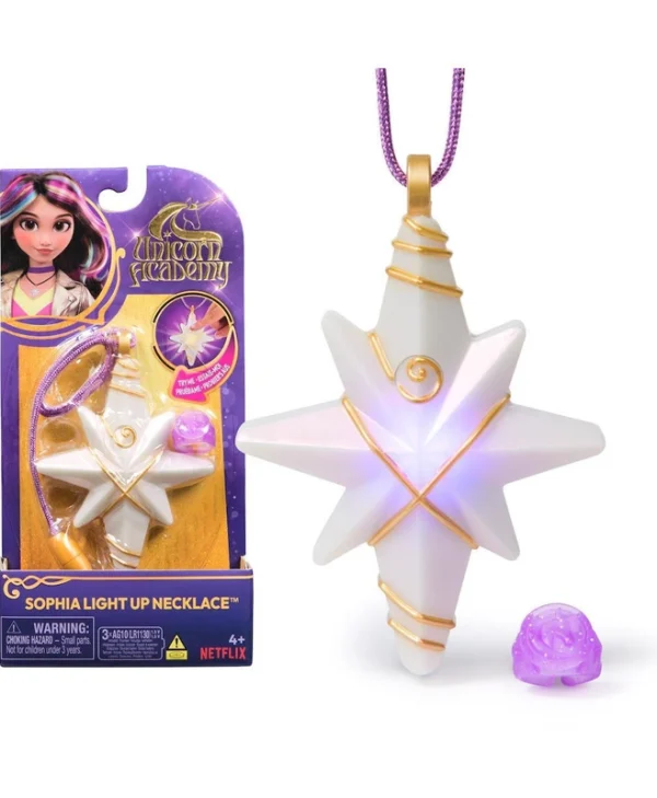 Necklace Unicorn Academy: Sophia Light-Up + Glitter Ring 6072553