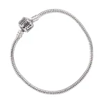 The Carat Shop Harry Potter: Silver Plated Bracelet for Slider Charms 19cm HP0028-19