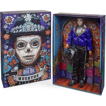 Mattel - Barbie Signature: Barbie - Ken Día De Muertos 2023 Doll 194735097371
