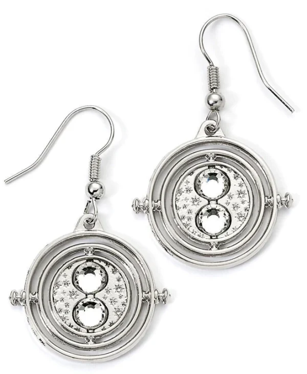 Earrings Harry Potter – Time Turner Drop, Silver Tone WE000673