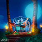 ABYstyle Studio - SG: Disney Lilo & Stitch - Stitch Guitar 1/10 Scale PVC 10cm Figure ABYFIG138 - Image 9