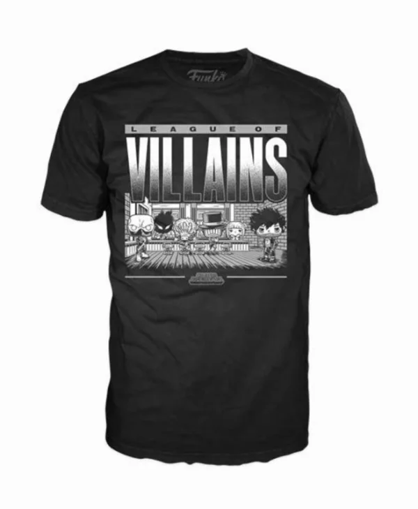 Funko Pop! Tee Animation: My Hero Academia – Villains Group (L) 889698829687
