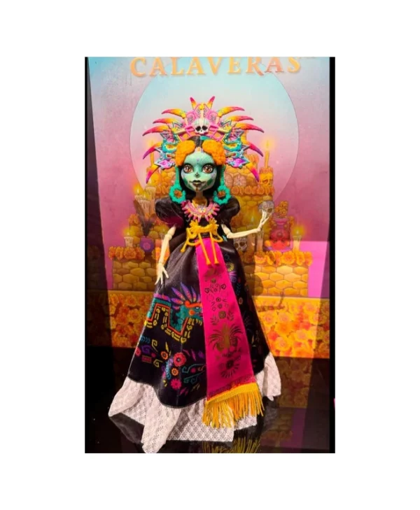 Mattel - Monster High Skullector: Día de Muertos - Skelita Calaveras 33 cm Doll JDR63 194735288908