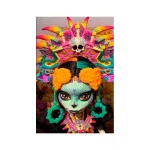 Mattel - Monster High Skullector: Día de Muertos - Skelita Calaveras 33 cm Doll JDR63 194735288908 - Image 2