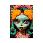 Mattel - Monster High Skullector: Día de Muertos - Skelita Calaveras 33 cm Doll JDR63 194735288908 - Image 3
