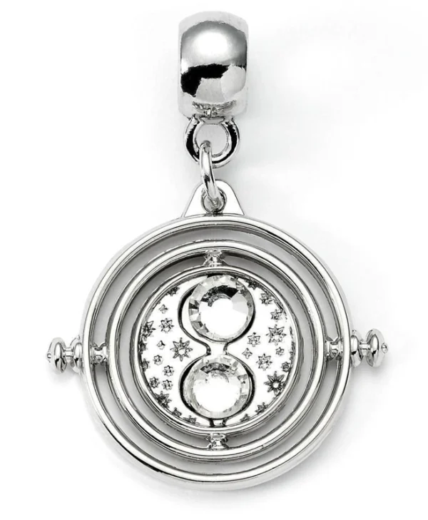 Slider Charm Harry Potter: Time Turner Silver Tone HP000674
