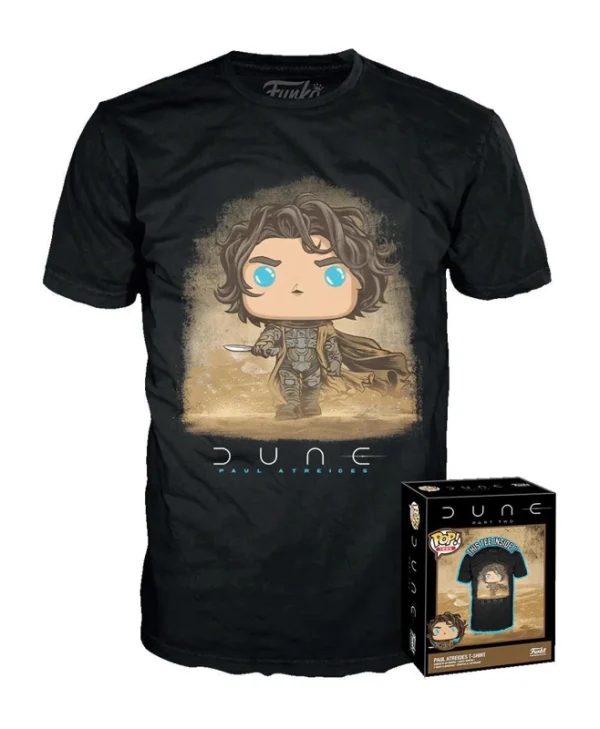 Funko Boxed Tee: Dune 2 - Paul with Armor Black T-Shirt XL 75103