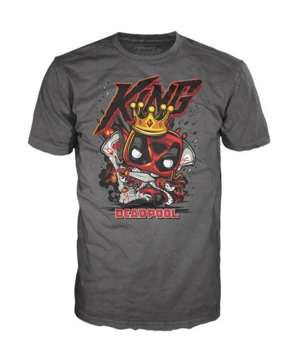 Funko Pop! Tee: Marvel - King Deadpool T-Shirt (XL) 889698829526
