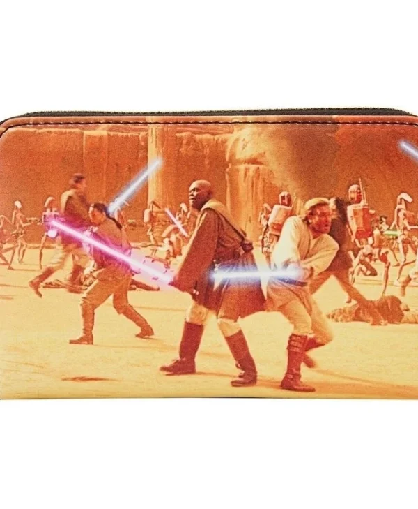 Loungefly Star Wars: Episode II Attack of the Clones Scene Zip Around Wallet STWA0238