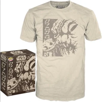 Funko Boxed Tee: Disney Star Wars: The Book of Boba Fett - Grogu with Rancor (XL) 72740