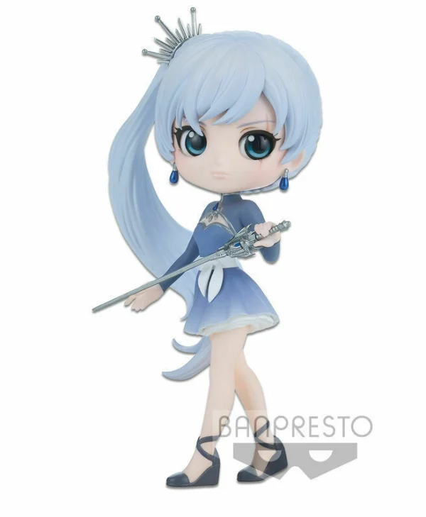 Banpresto - Q Posket: RWBY - Weiss Schnee PVC 14cm Figure 4983164182408