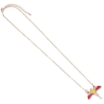 Necklace Harry Potter: Fawkes Rose Gold Plated WN000113