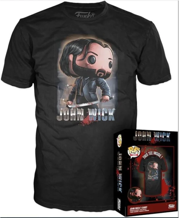 Funko Boxed Tee: John Wick 3 – T-Shirt, Size M 75133
