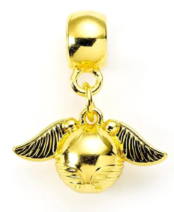 The Carat Shop: Harry Potter – Golden Snitch Gold Tone Charm HP3D0004