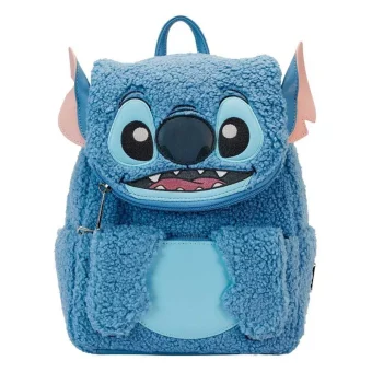 Loungefly Disney: Lilo & Stitch - Stitch Plush Pocket Mini Backpack WDBK3401