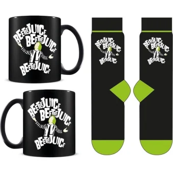 Mug & Sock Set: Beetlejuice – Beetlejuice Beetlejuice Beetlejuice 315ml Pyramid GP86922