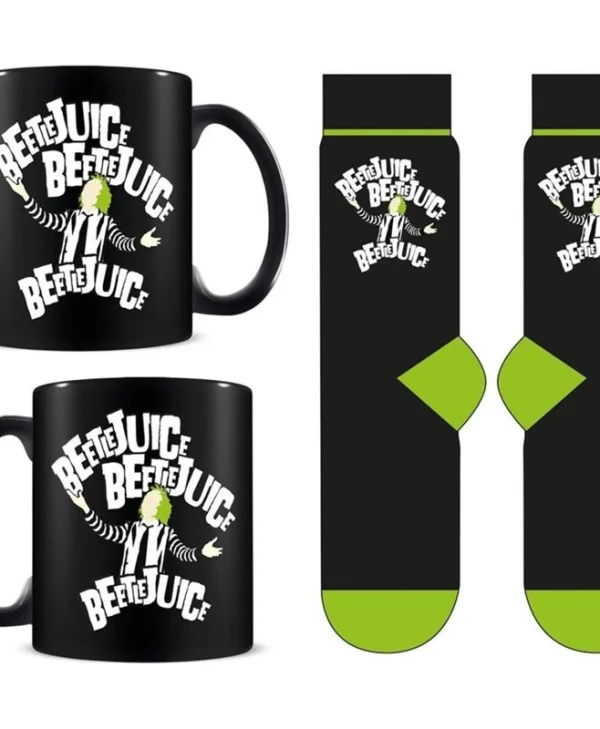 Mug & Sock Set: Beetlejuice – Beetlejuice Beetlejuice Beetlejuice 315ml Pyramid GP86922