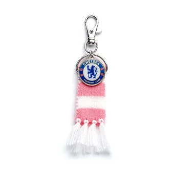 Backpack Hanger Chelsea FC Pink Stripe Scarf and Logo CFCBH003