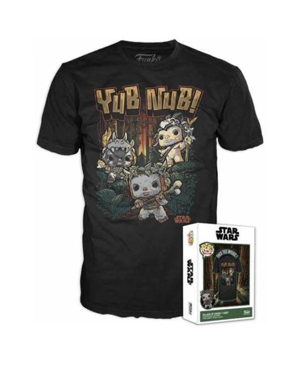 Funko Boxed Tee: Disney Star Wars Return of the Jedi - Village of Ewoks (S) 74347