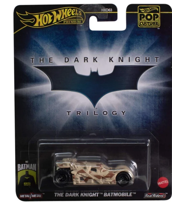 Hot Wheels Pop Culture: The Dark Knight Trilogy - Batmobile Vehicle HXD97