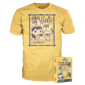 Funko Boxed Pop! Tees: Disney – Lilo & Stitch (Hula) 889698753289