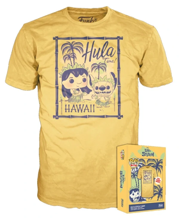 Funko Boxed Pop! Tees: Disney – Lilo & Stitch (Hula) 889698753289
