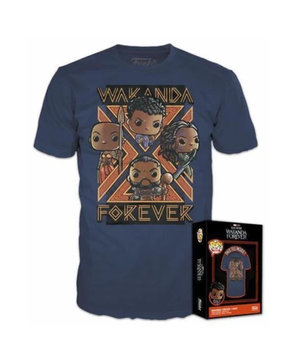 Funko Boxed Pop! Tees: Marvel – Black Panther Wakanda Forever (XL) 889698719506