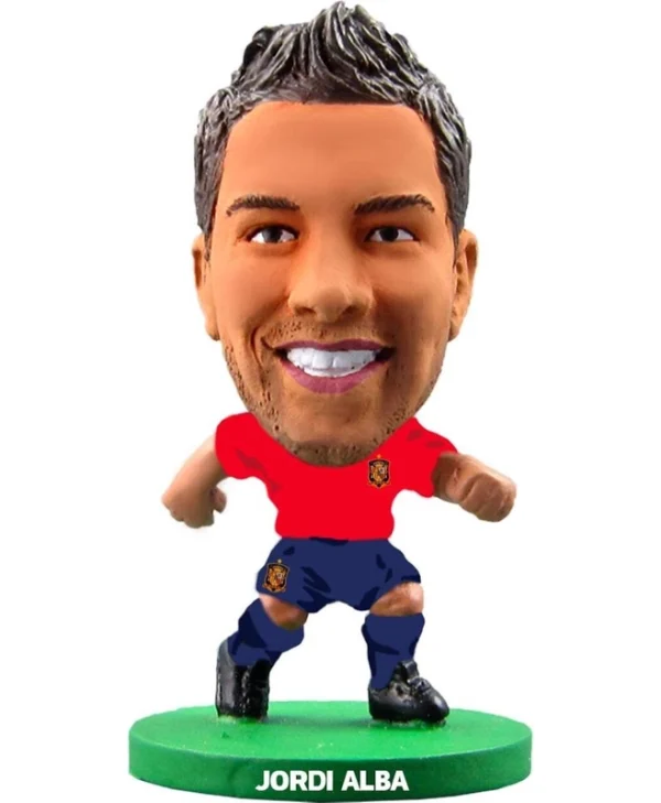 Creative Toys Company - SoccerStarz: Spain National Team - Jordi Alba - Home Kit Figure 405091