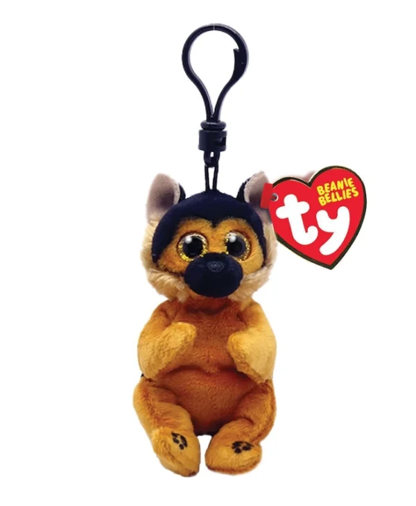 Ty Beanie Bellies: Ace the German Shepherd Dog – Keychain Plush 8.5cm 1607-43110