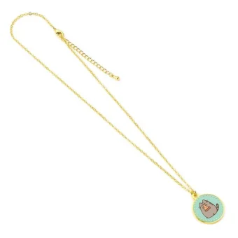 Necklace Pusheen the Cat Pizza Gold PTCN0101