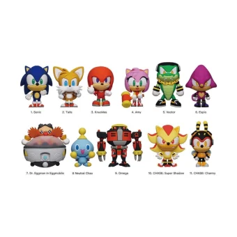 Monogram 3D Foam Bag Clip: Sonic the Hedgehog – Series 3 Blind Bag 36025