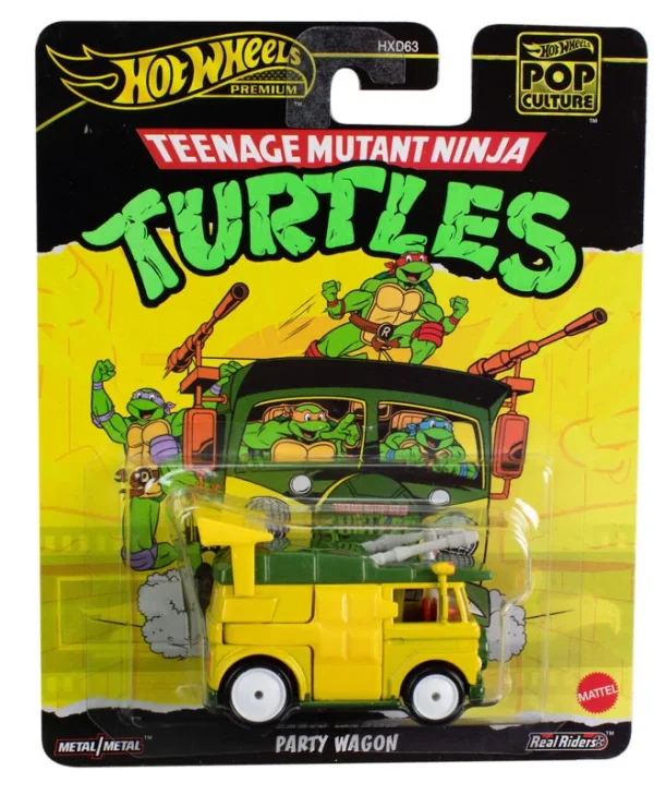 Hot Wheels Pop Culture: Teenage Mutant Ninja Turtles - Party Wagon Vehicle HXD63