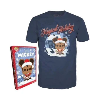 Funko Boxed Tee: Disney Holiday - Santa Mickey (M) 889698669917