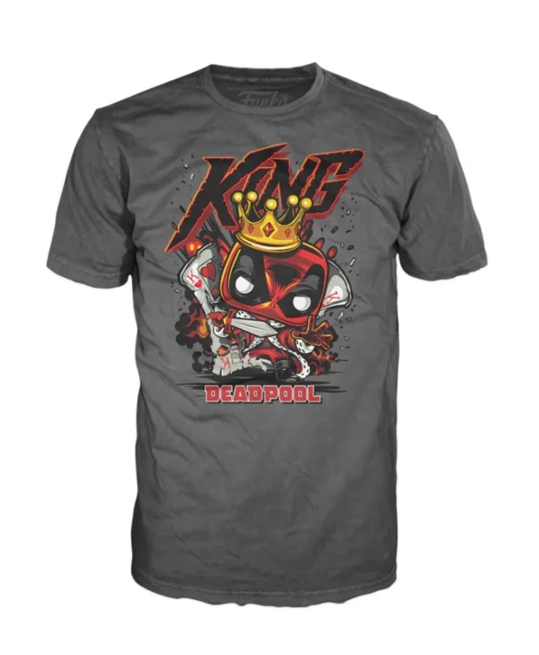 Funko Pop! Tee: Marvel - King Deadpool T-Shirt L 82951