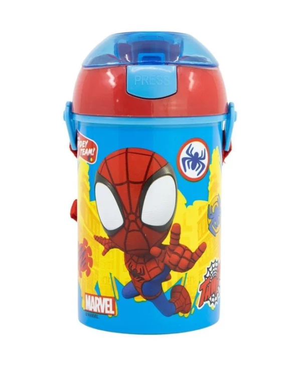 Water Bottle, Marvel: Spidey & Friends Pop Up Canteen 450ml Stor 15069