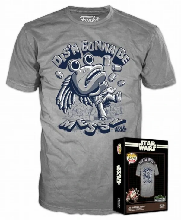 Funko Boxed Tee: Star Wars - Jar Jar Binks T-Shirt L 75322