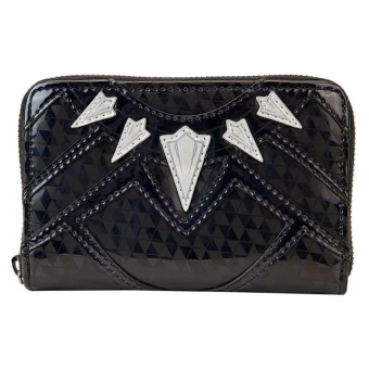 Loungefly Marvel Metallic Black Panther Cosplay Zip Around Wallet MVWA0207