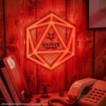 Paladone Stranger Things: D20 Wall Mountable LED Neon Light PP14622STVN - Image 4