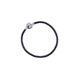 Bracelet Harry Potter – Leather Charm 19cm Black HP0029-19
