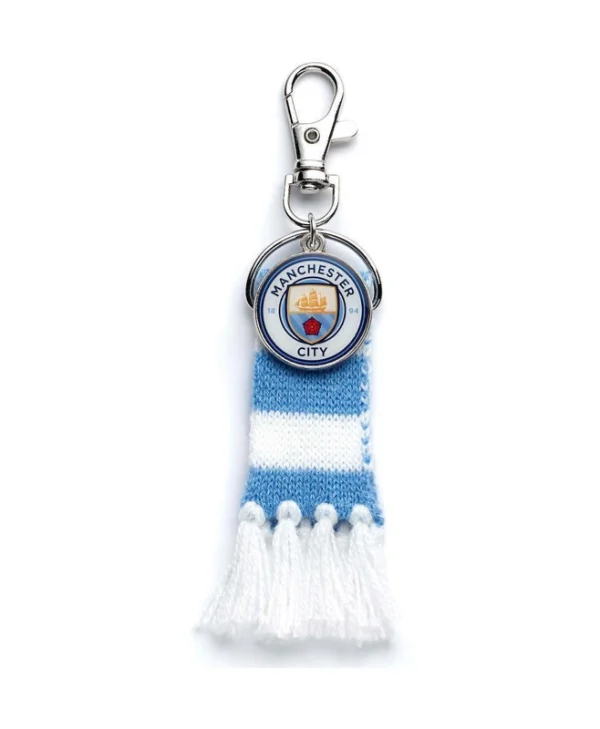 Backpack Hanger Manchester City FC - Blue Scarf and Crest MCBH0002