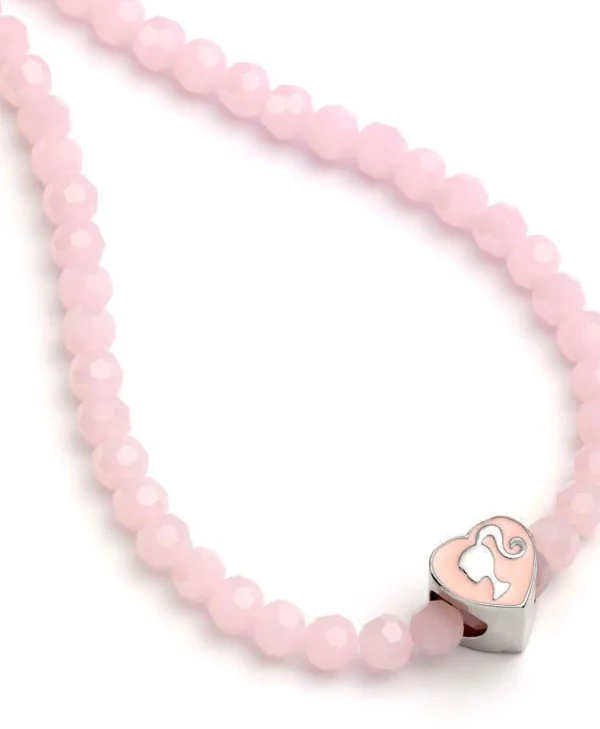 Necklace Barbie Pink Bead with Heart Shaped Bead Charm BMN00006