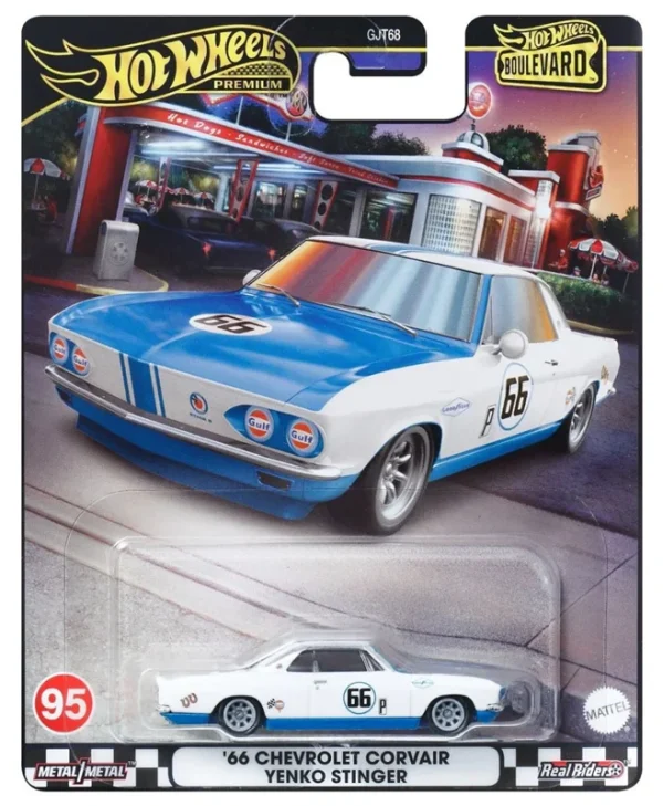 Hot Wheels Premium: Boulevard - '66 Chevrolet Corvair Yenko Stinger HRT69