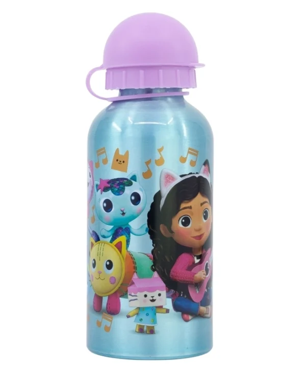 Water Bottle Gabby's Dollhouse Aluminium 400ml Stor 21234