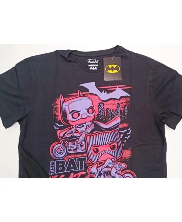 Funko Pop! Tee: Batman - The Bat & The Cat - Size S 82754