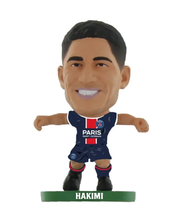 Creative Toys Company - SoccerStarz: Paris Saint-Germain – Achraf Hakimi - Home Kit (Classic Kit) PVC 5cm Figure 405574