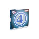 Paladone Marvel: Fantastic Four Logo Wall Mountable LED Neon Light PP14789MUVN