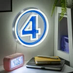 Paladone Marvel: Fantastic Four Logo Wall Mountable LED Neon Light PP14789MUVN - Image 5