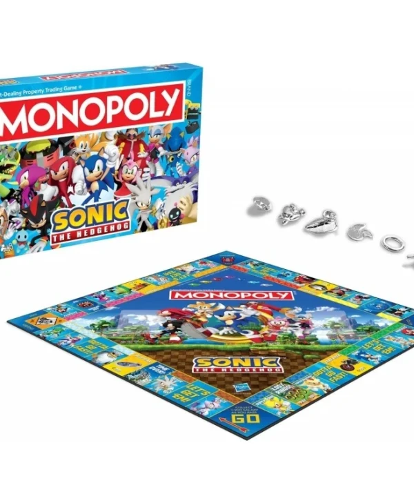 Winning Moves Monopoly Board Game: Sonic The Hedgehog English Language WM04624-EN1-6