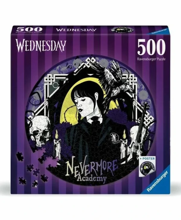 Ravensburger Puzzle: Wednesday - Nevermore Academy 500pcs 17573